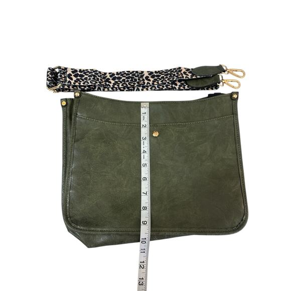 Green Crossbody Bag w/Guitar Strap - Picture 7 of 7